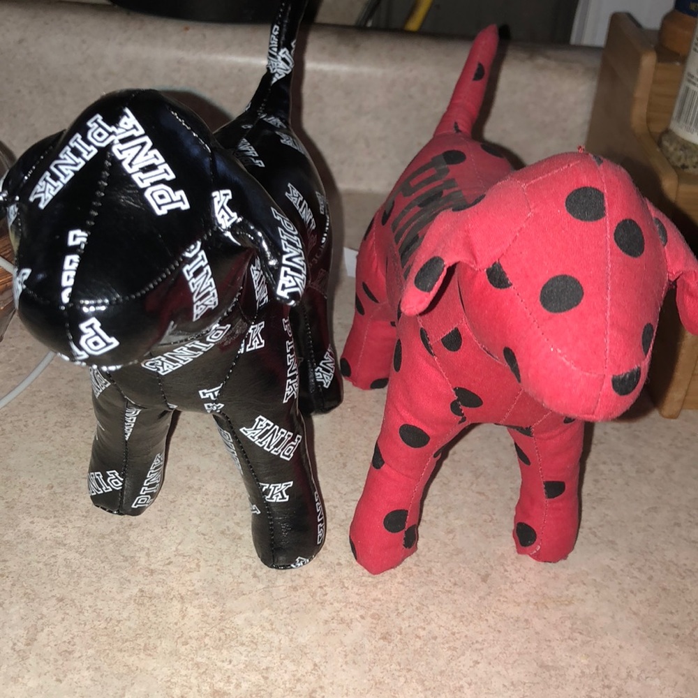 Pink small dogs
